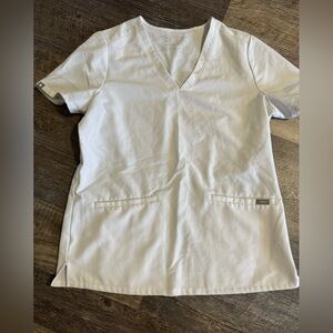 White Figs scrub top